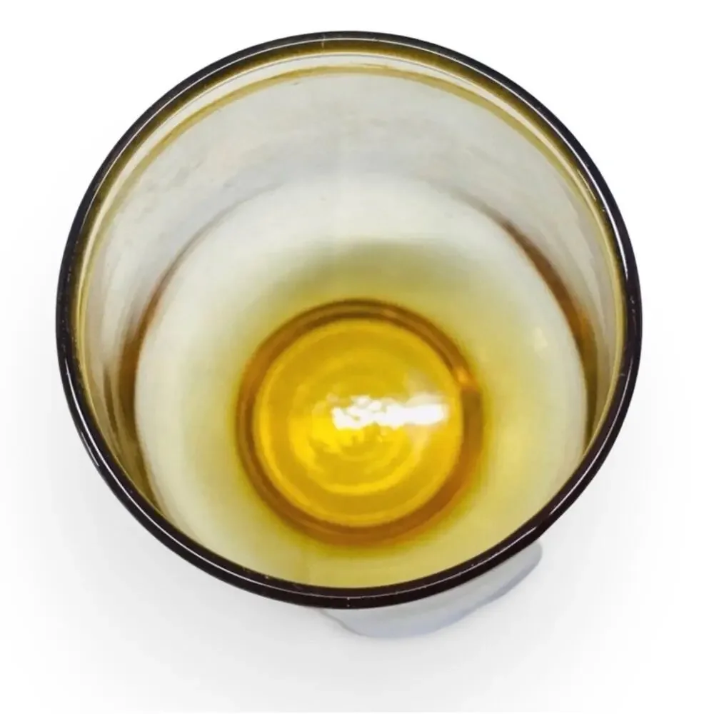 Orange Ombre Stemless Wine Glasses